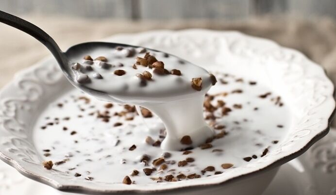 Alforfón bañado en kéfir